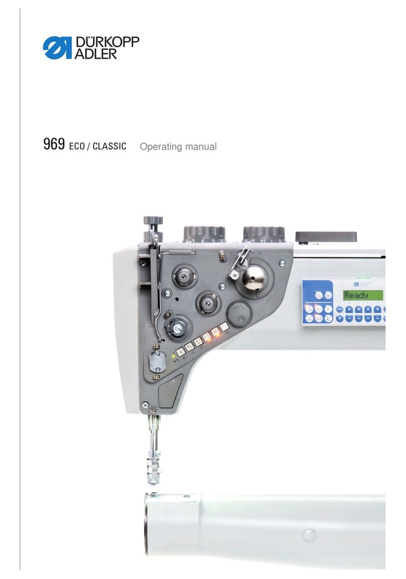 DURKOPP ADLER 969 ECO User manual