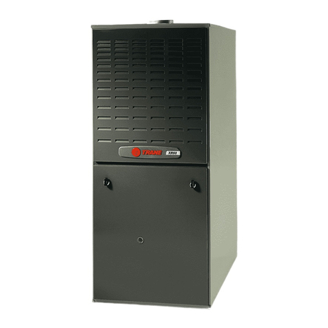 Trane XR 80 TUD1A040A9241A User manual