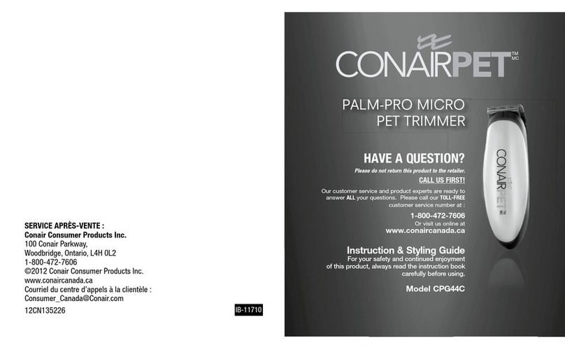 Conair CPG44C instruction manual