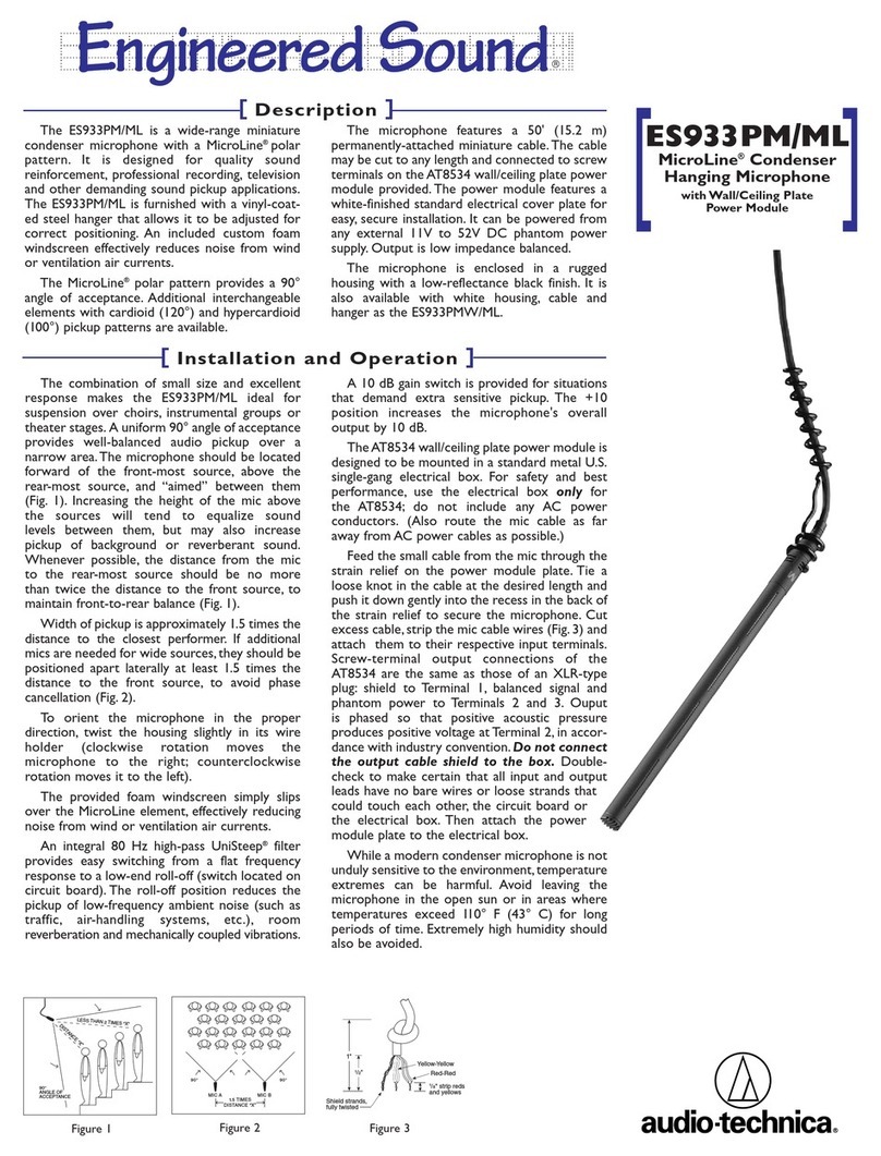Audio Technica ES933PM User manual