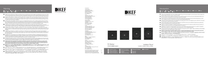 KEF Ci160CS installation manual