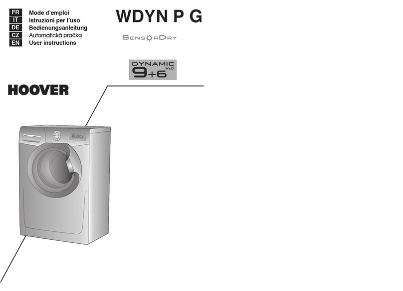 Hoover WDYN9666 G User instructions