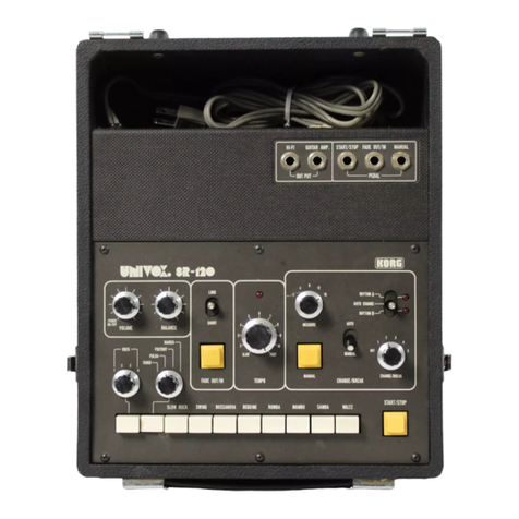 Korg minipops 120 User manual