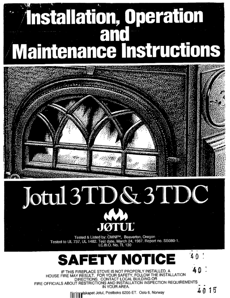Jøtul 3TD General instructions