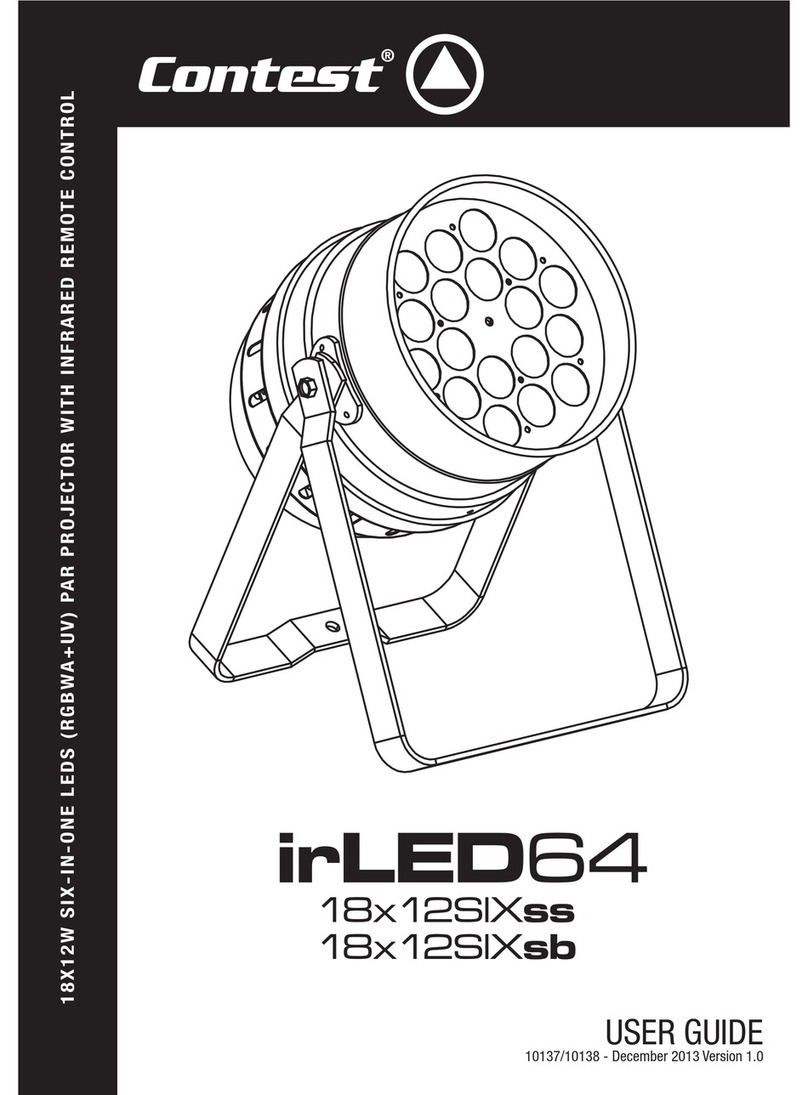 Contest irLED64 18x12SIXss User manual