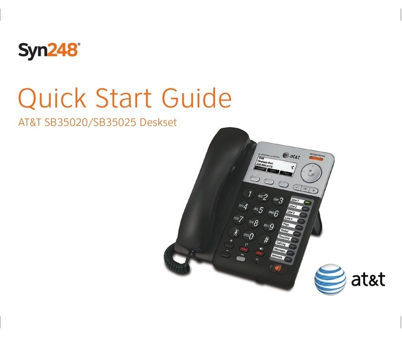 AT&T Syn248 SB35020 User manual
