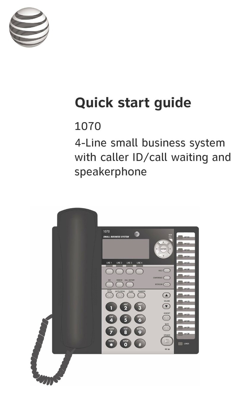 AT&T 1070 User manual
