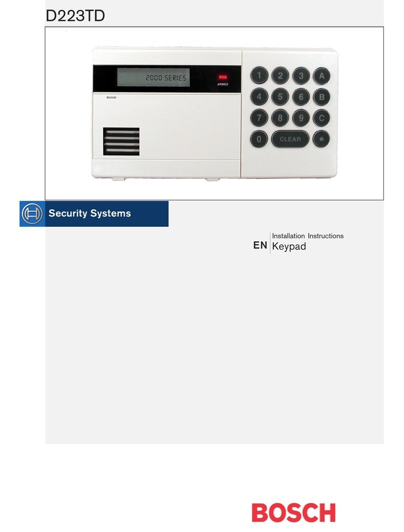 Bosch D223TD User manual
