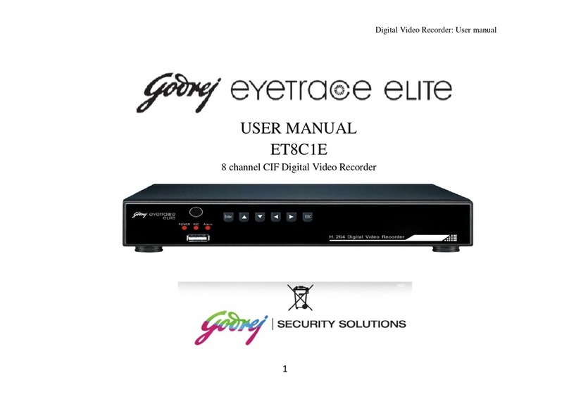 Godrej eyetrace elite ET8C1E user manual
