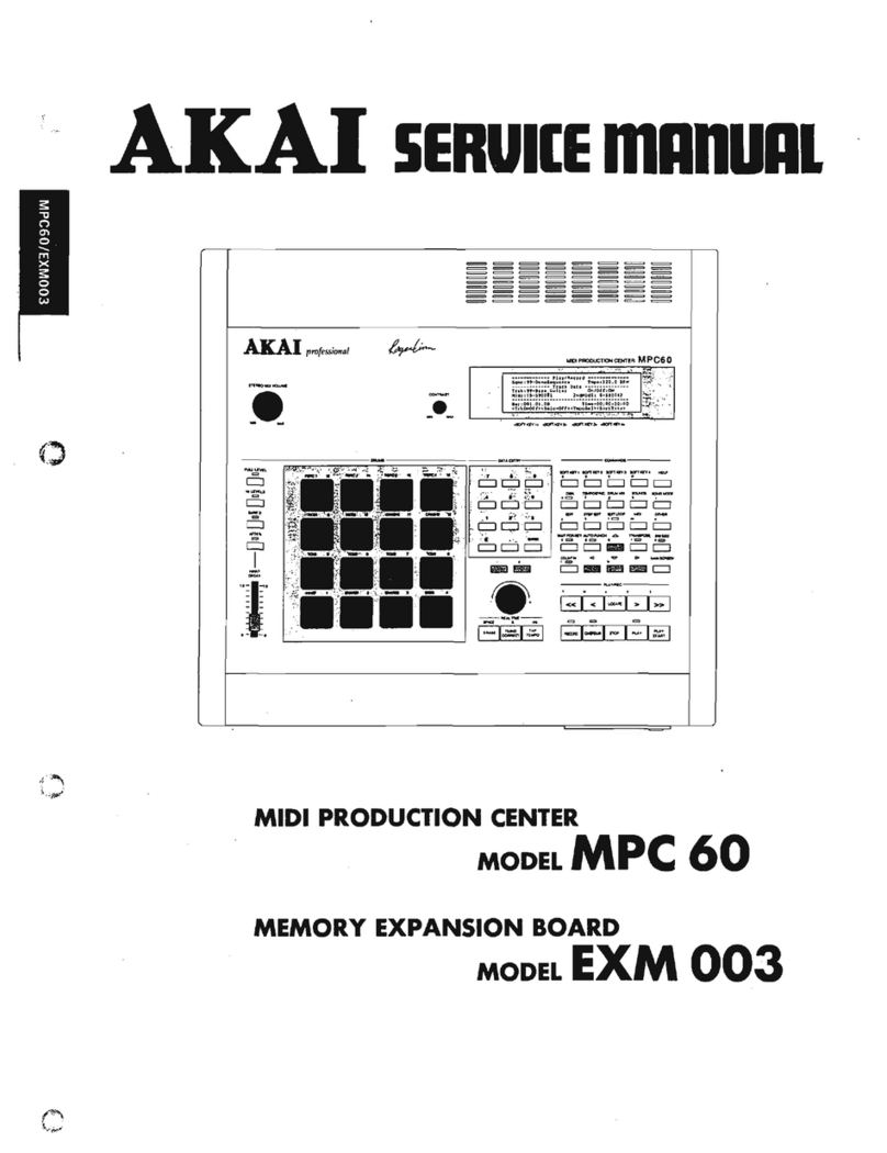 Akai MPC 60 User manual