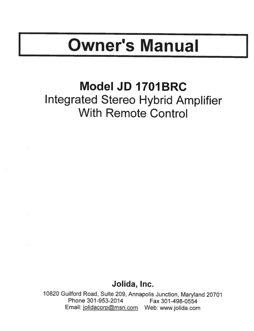 Jolida JD 1701BRC User manual