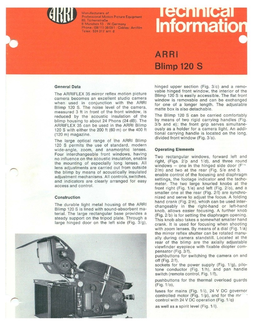 ARRI Arriflex Blimp 120 S Manual