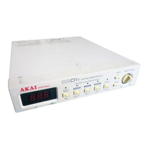 Akai SG01v Operator's manual