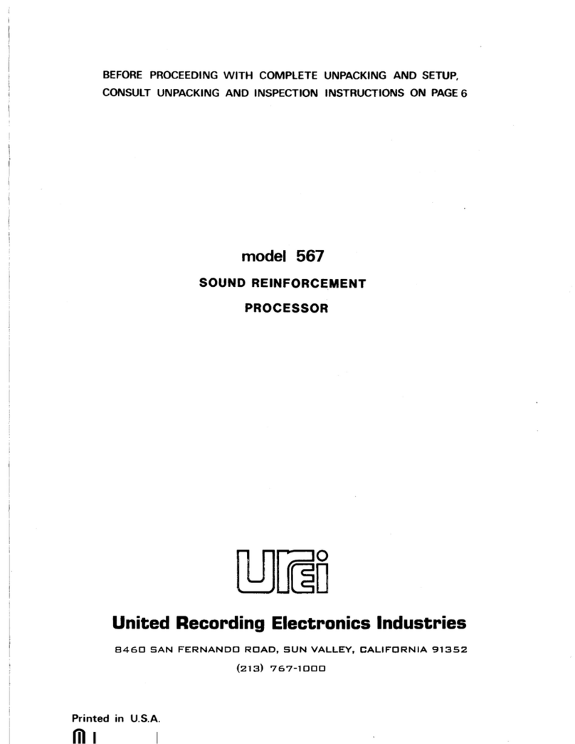 Universal Audio 567 User manual