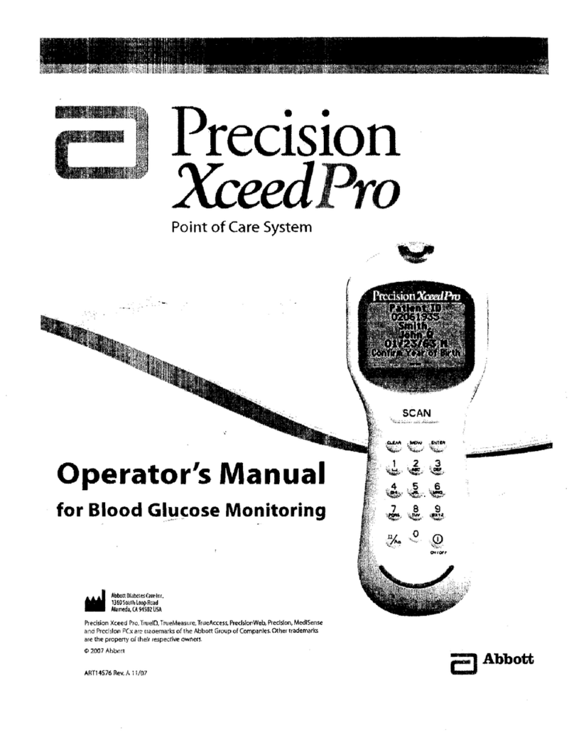 Precision Xceed Pro Operator's manual