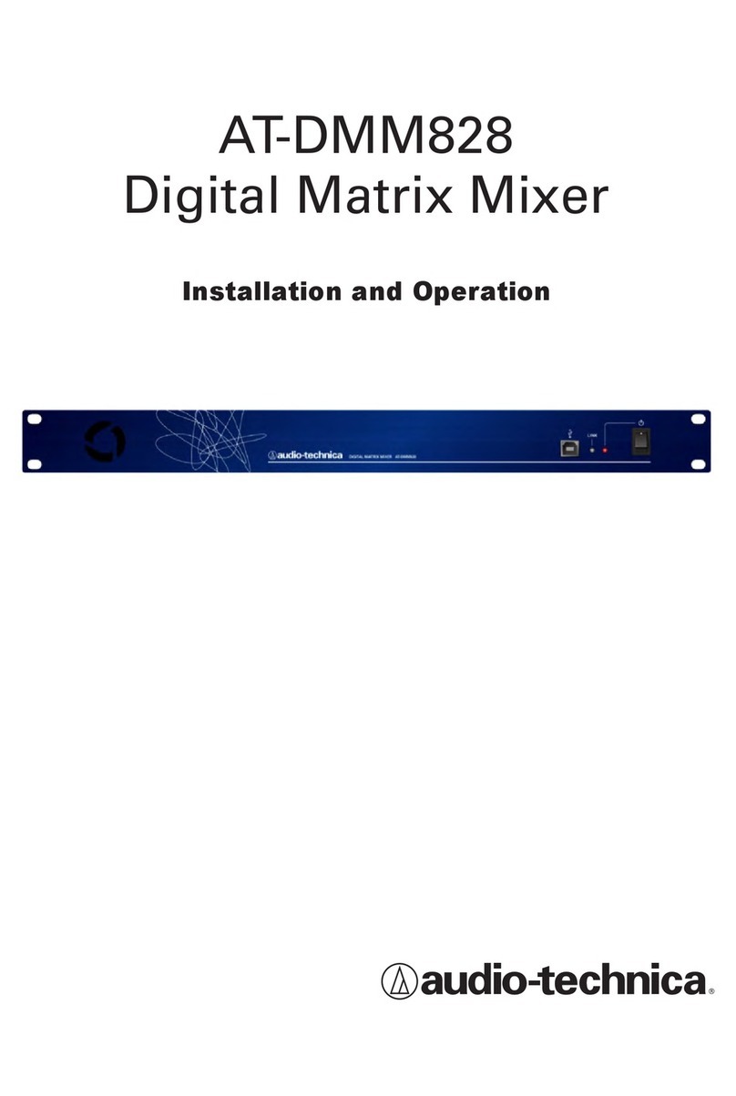 Audio Technica AT-DMM828 User manual Audio Technica AT-DMM828 User manual