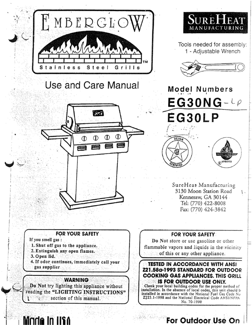 EmberGlow EG30NG User manual