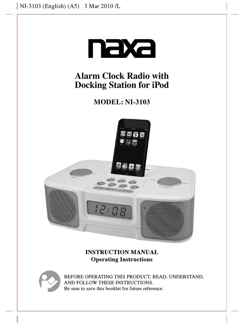 Naxa NI-3103 instruction manual
