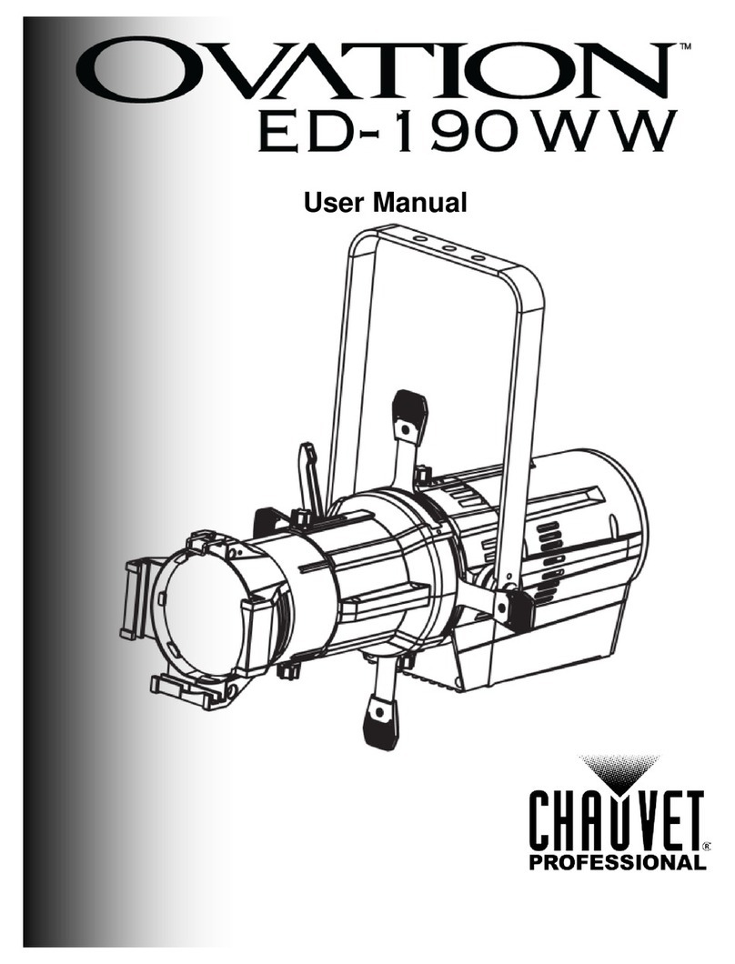 Chauvet Ovation ED-190WW user manual
