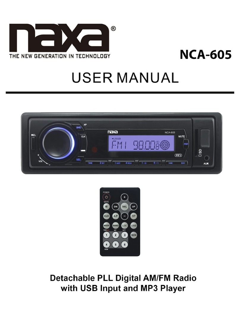 Naxa NCA-605 User manual