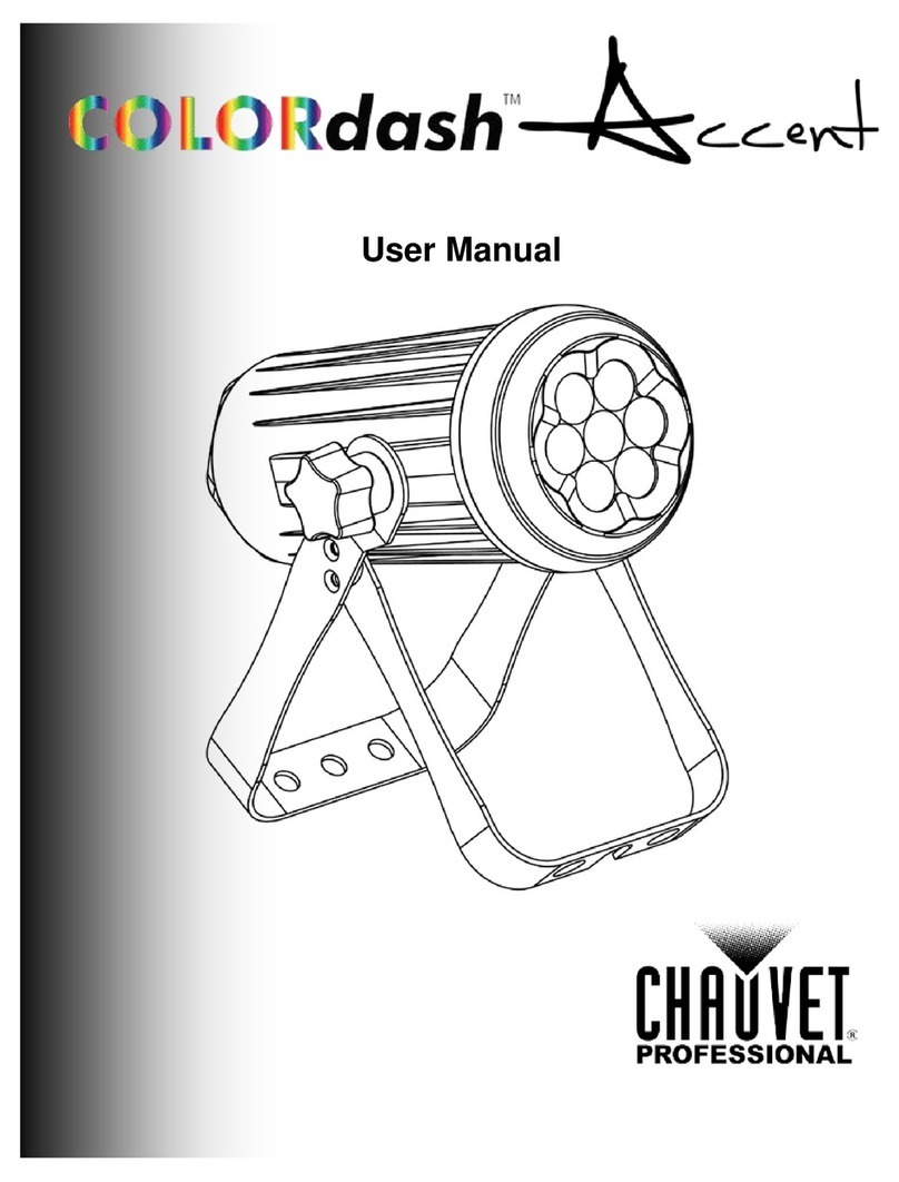 Chauvet COLORdash Accent Series User manual