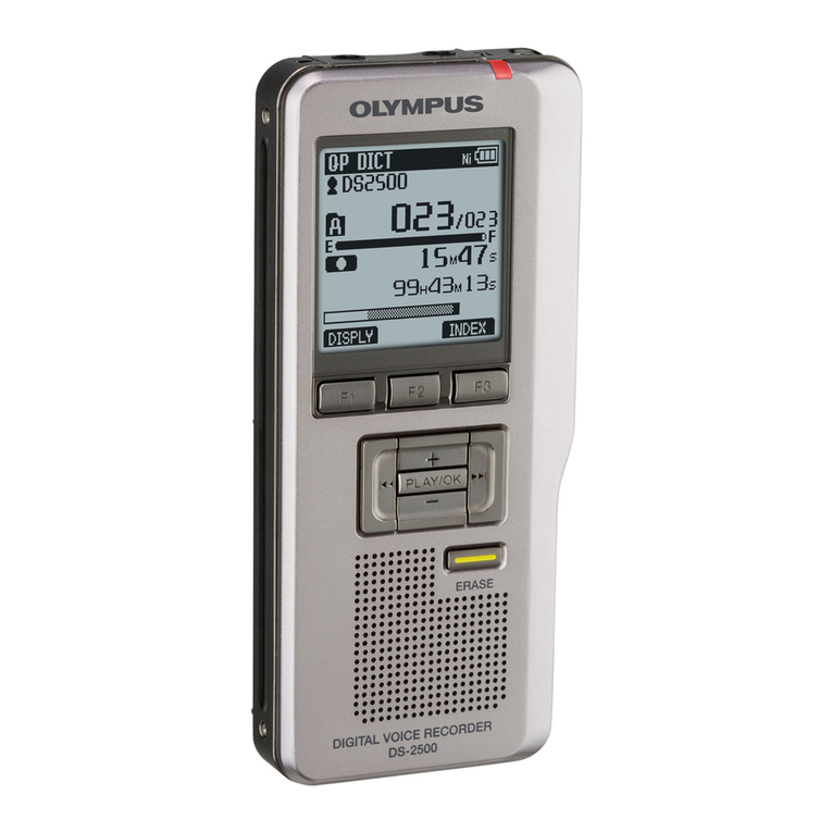 Olympus DS-2500 User manual