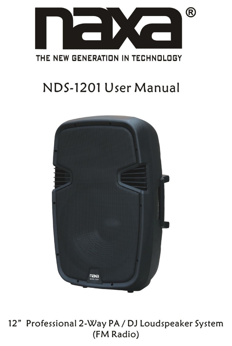 Naxa NDS-1201 user manual