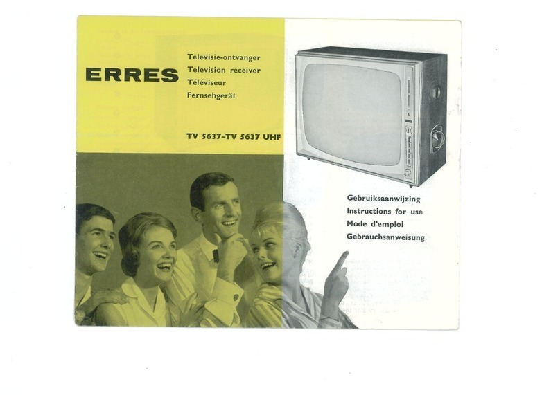 Erres TV S637 Instructions for use