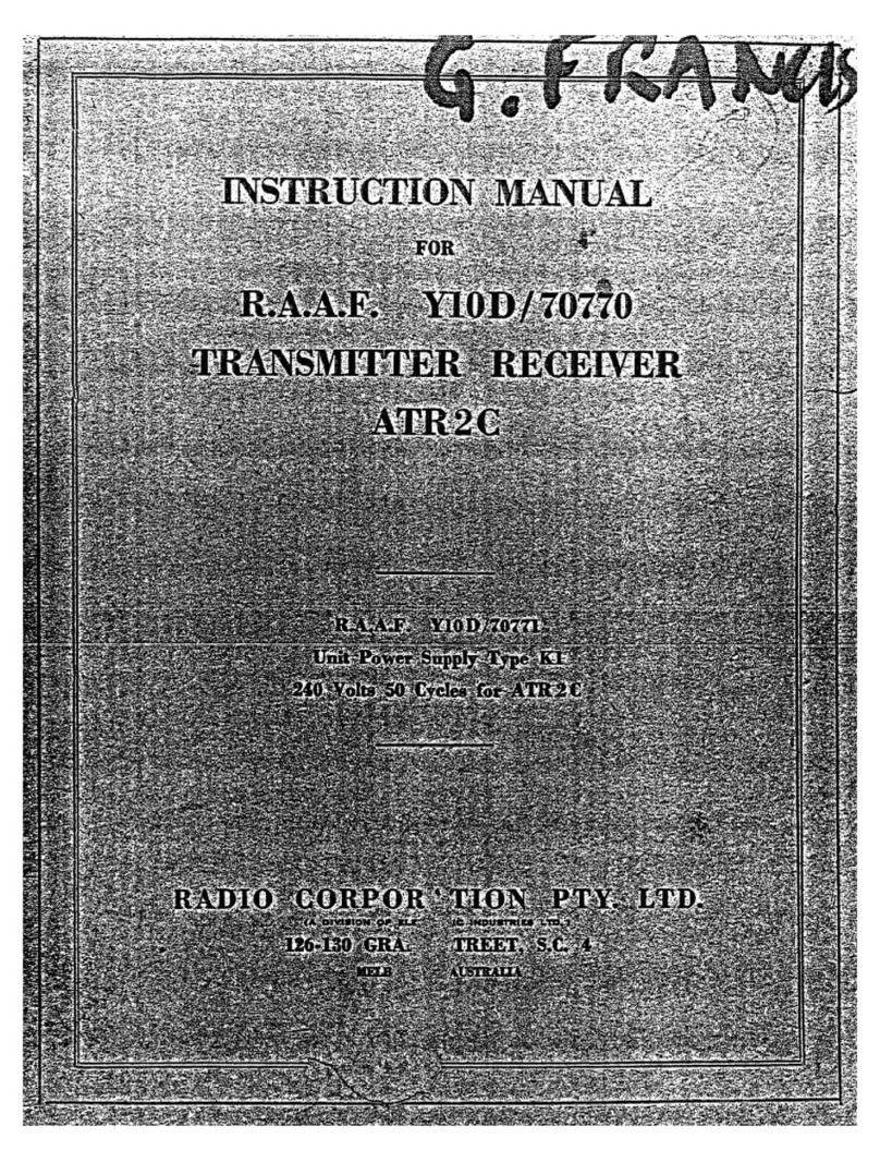 Radio Corporation ATR2C User manual