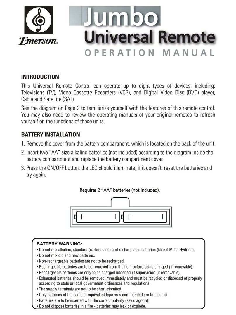 Emerson Jumbo Operation manual