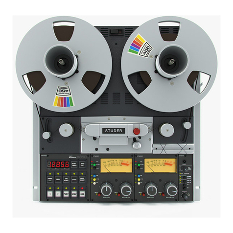 Studer A810 Operating and service instructions