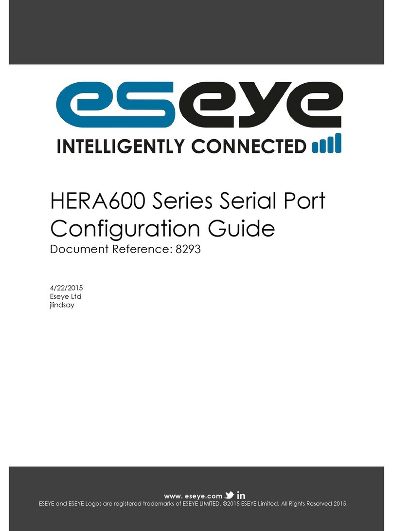 ES EYE HERA600 Series Configuration guide