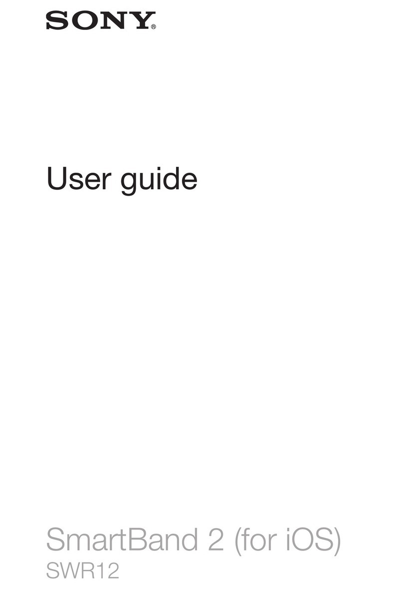 Sony SmartBand 2 SWR12 User manual
