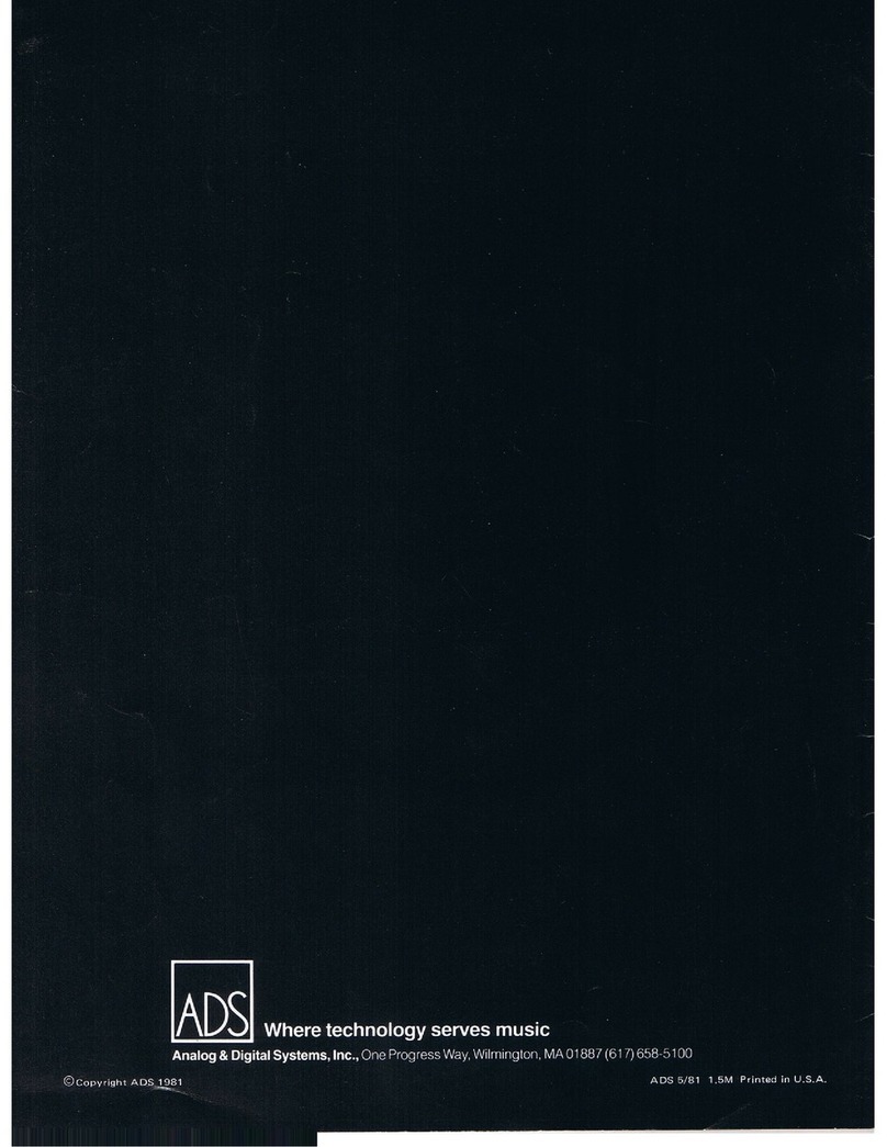 ADS L420 owner's manual