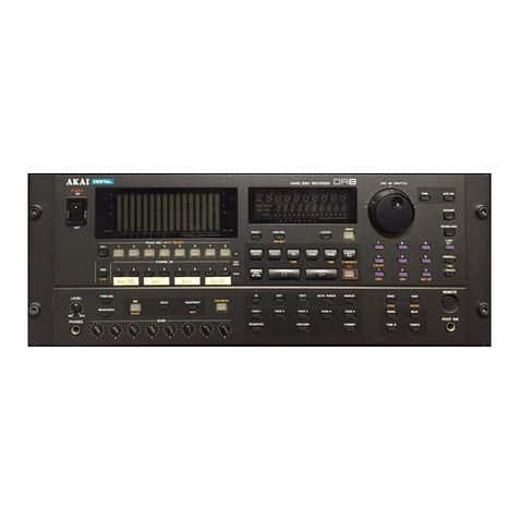 Akai DR8 Operator's manual