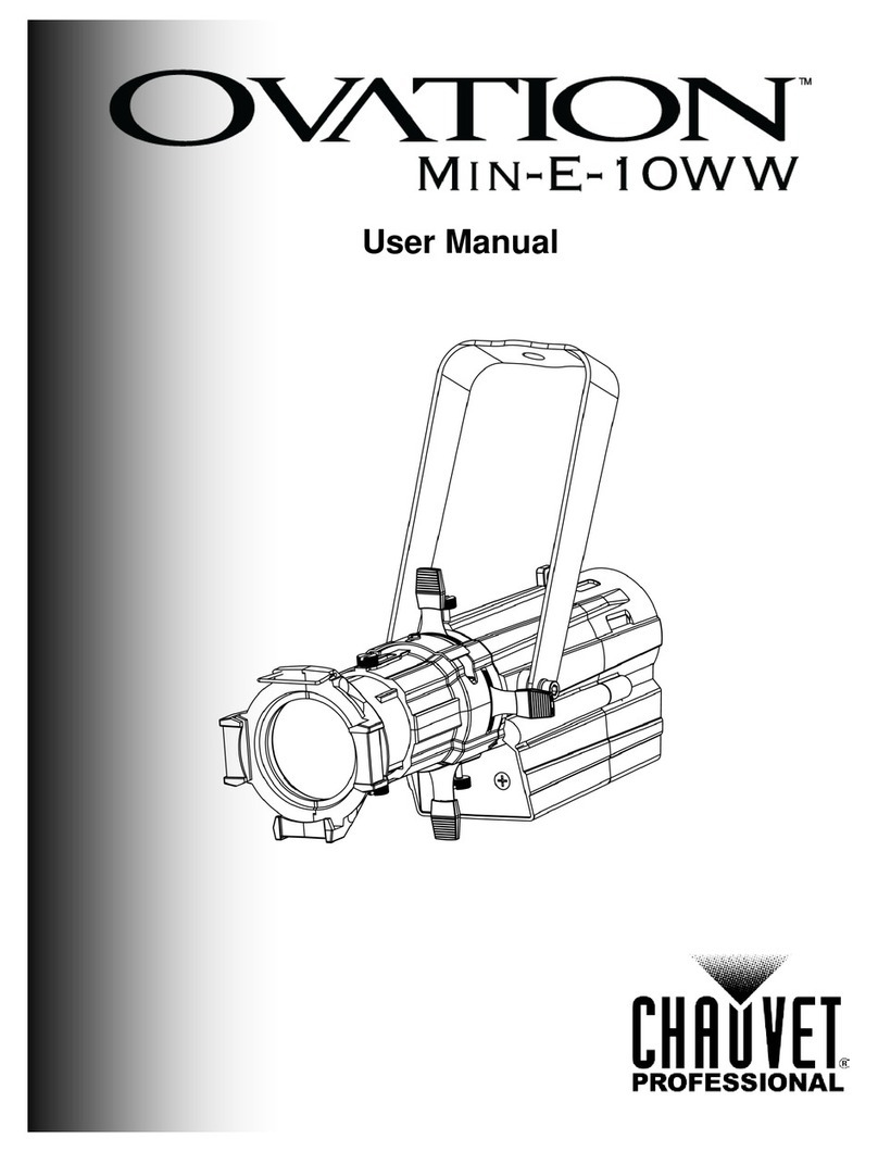 Chauvet Ovation Min-E-10WW User manual