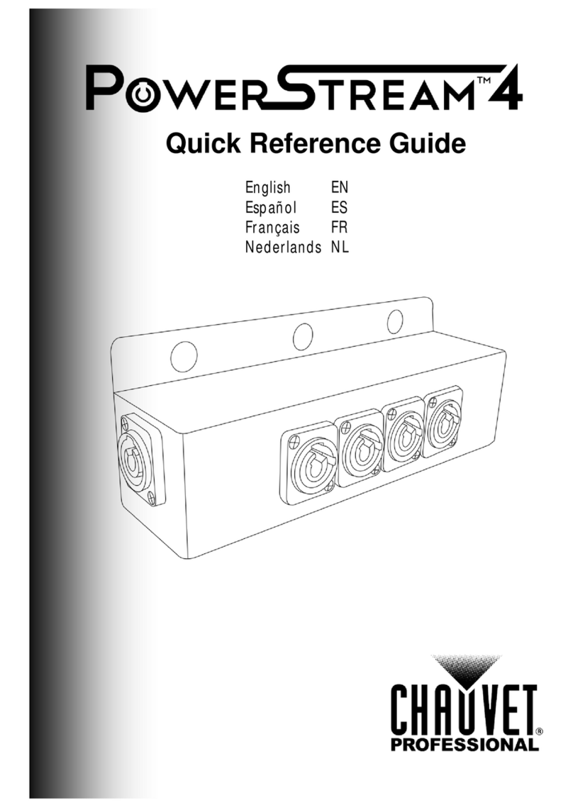 Chauvet PowerStream 4 User manual