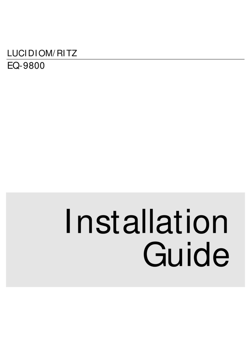 Oki LUCIDIOM EQ-9800 installation guide