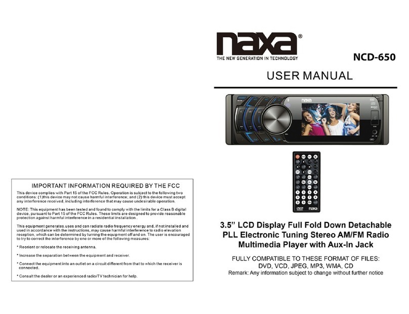 Naxa NCD-650 user manual