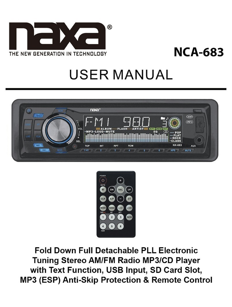 Naxa NCA-683 user manual