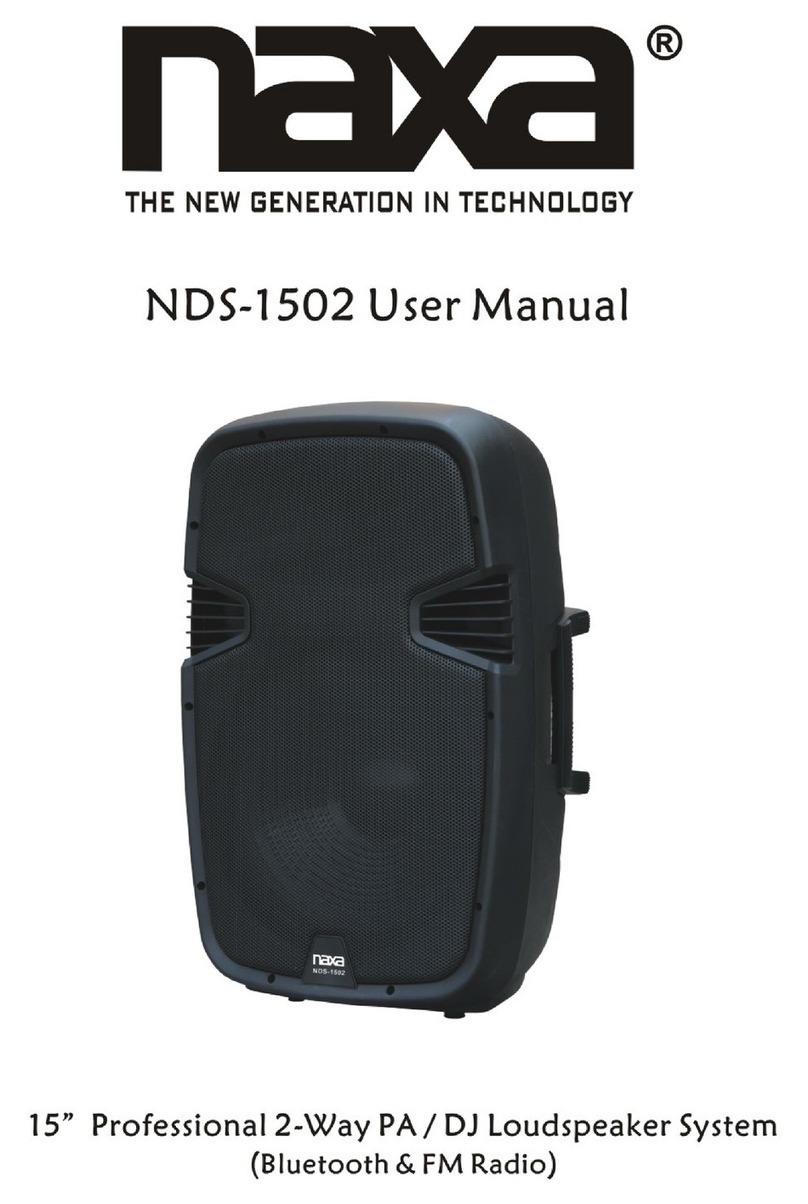 Naxa NDS-1502 User manual