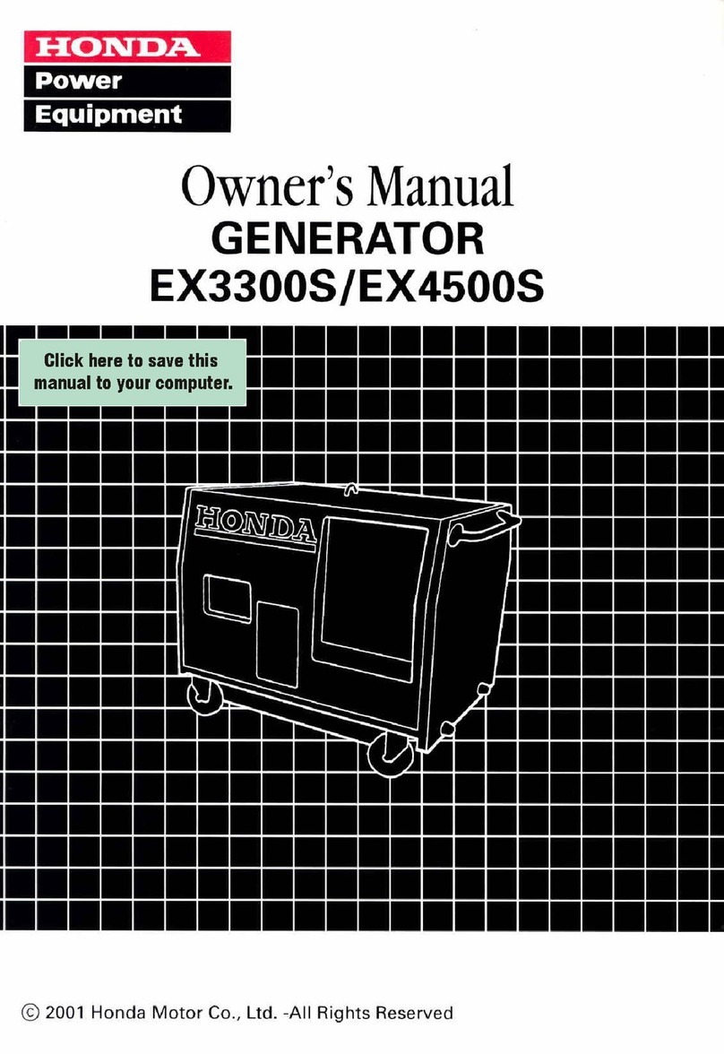Honda EX3300S owner's manual