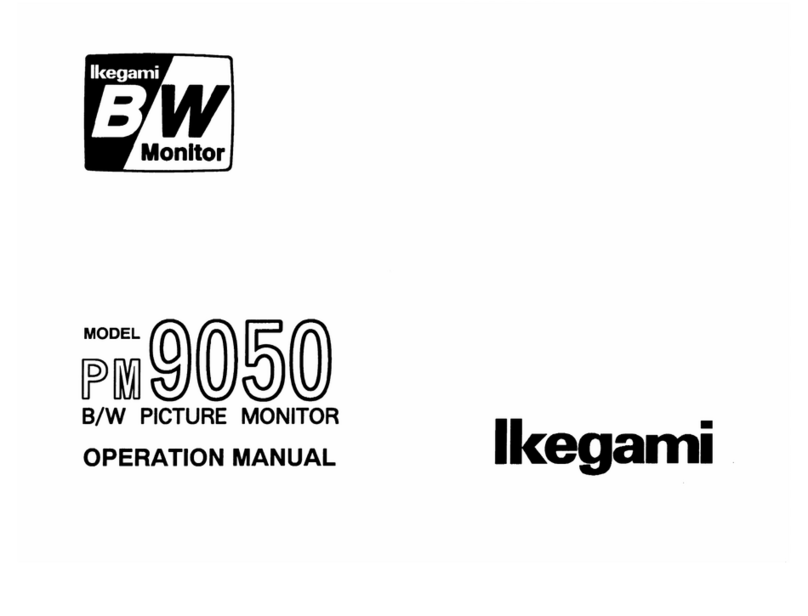 Ikegami PM-9050 User manual