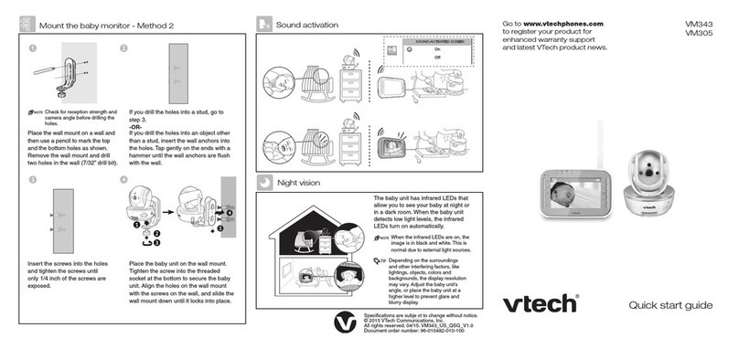 V-tech VM343 User manual V-tech VM343 User manual