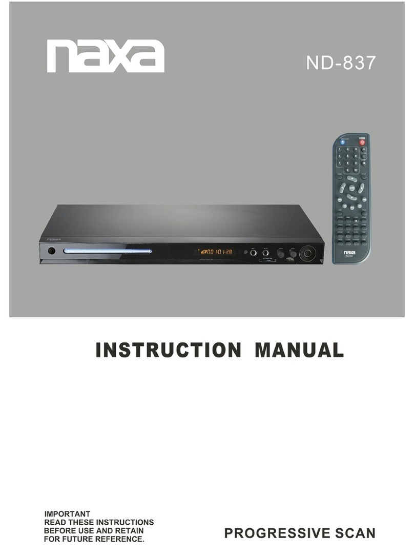 Naxa ND-837 User manual