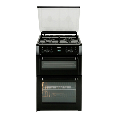Beko Cook68TGK Double Cavity User manual