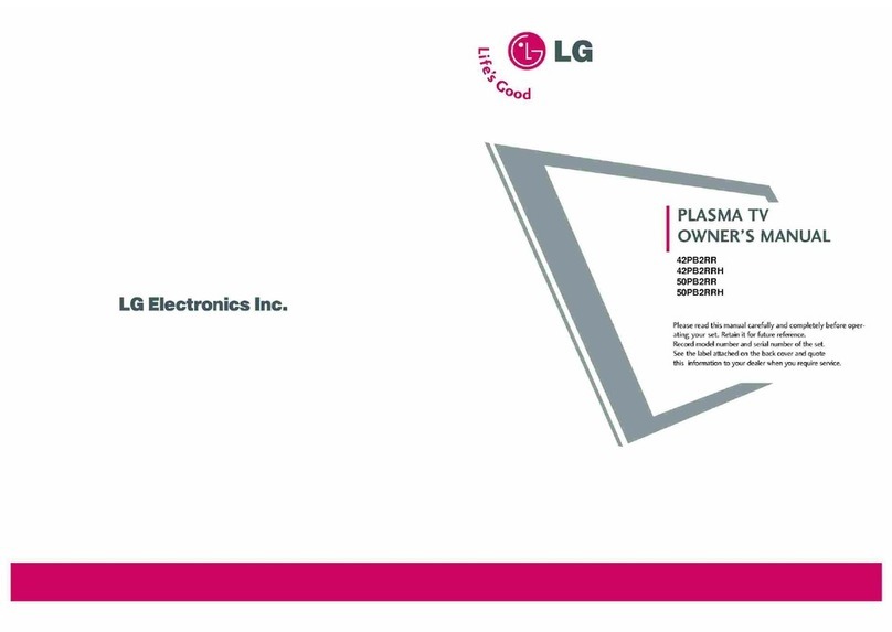 LG 42PB2RR User manual