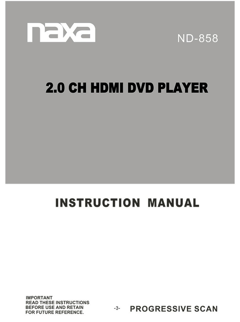 Naxa ND-858 User manual