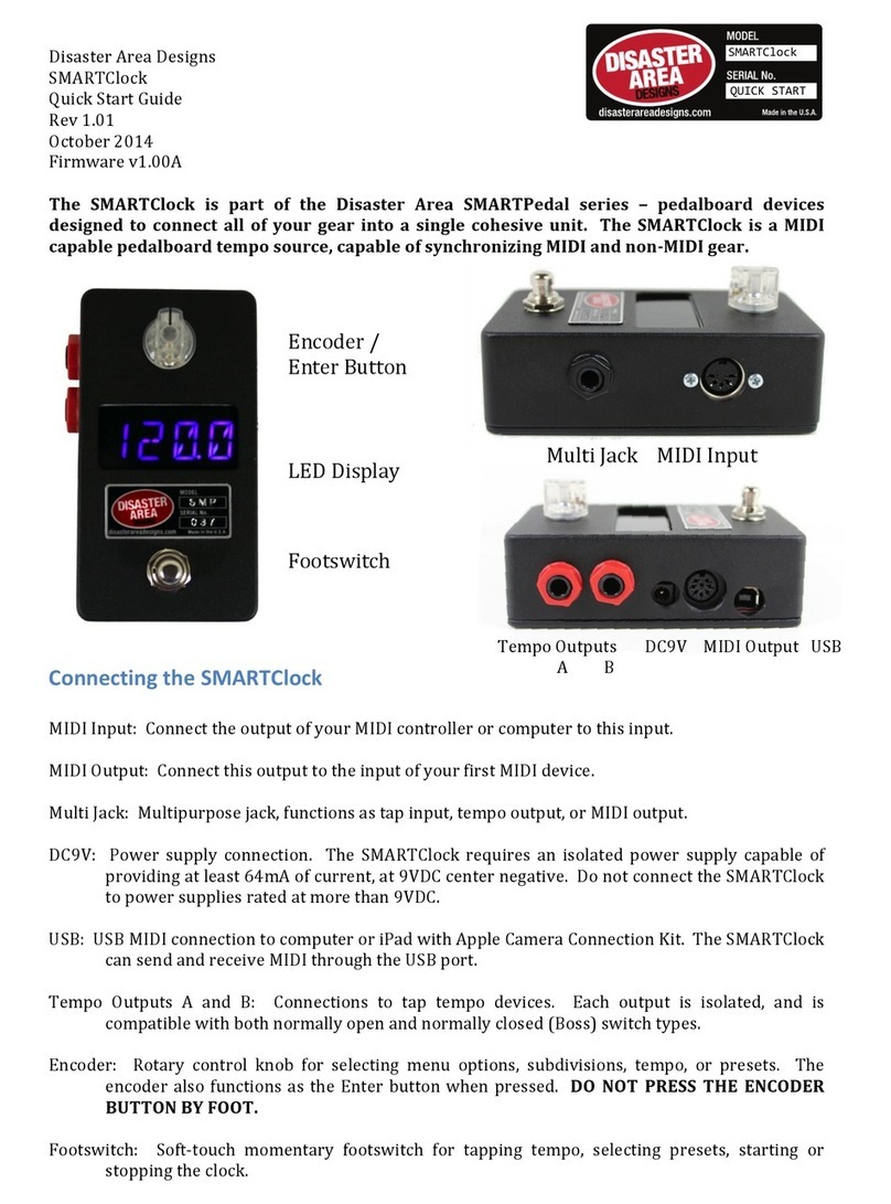 Disaster Area Design SMARTClock quick start guide