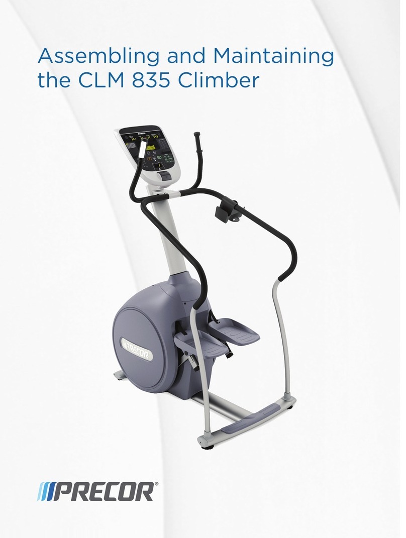 Precor CLM 835 Assembly Instructions